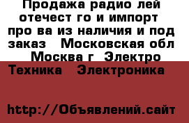 Продажа радио-лей отечест-го и импорт. про-ва из наличия и под заказ - Московская обл., Москва г. Электро-Техника » Электроника   